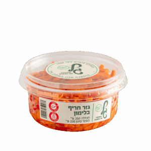 גזר חריף בלימון 220 גרם