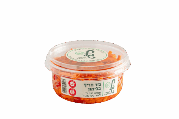 גזר חריף בלימון 220 גרם